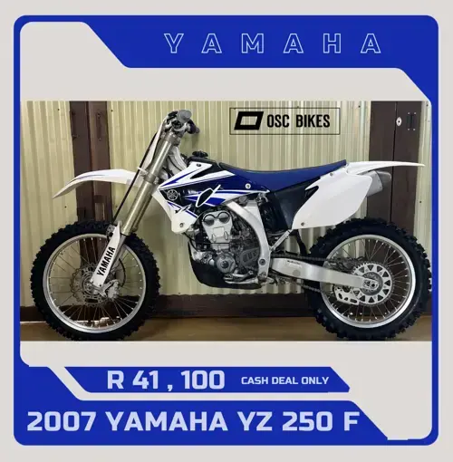 2007 Yamaha YZ250F specs