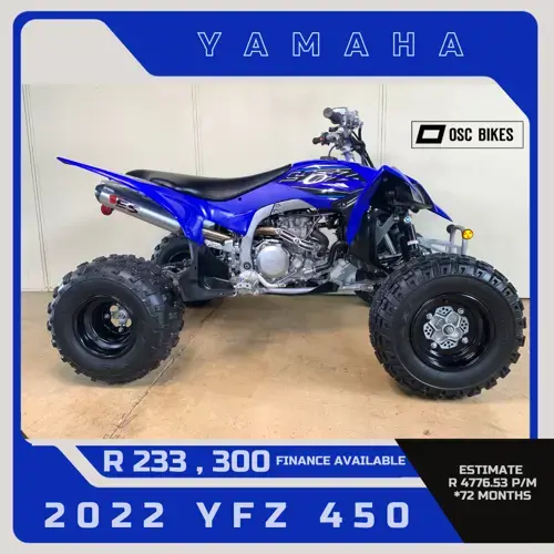 Yamaha YZ450F 2022 specs